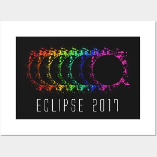 Eclipse 2017 Rainbow LGBT Pride Posters and Art